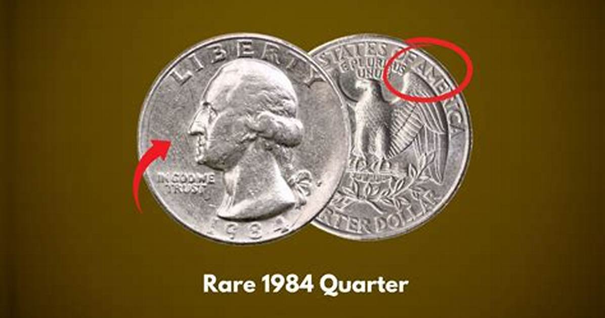 1984 Quarter Error Guide Visual Checklist to Identify High