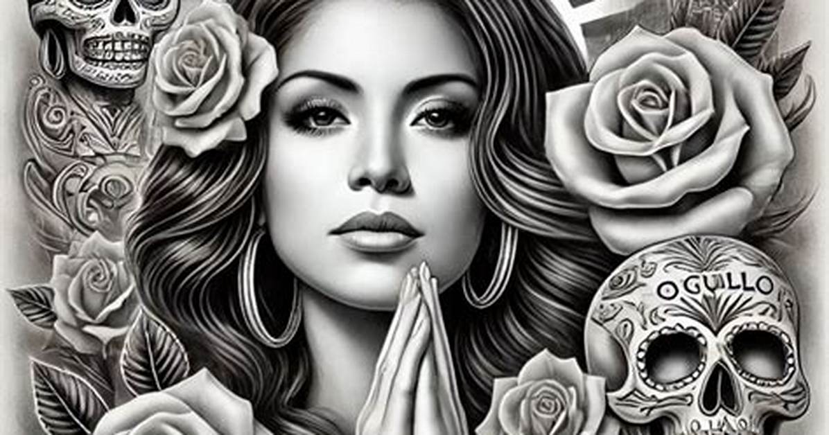 5 Iconic Motifs That Make Easy Chicano Love Drawings