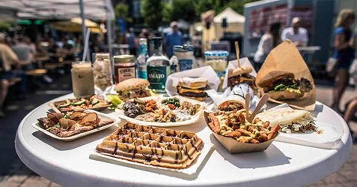 A Food Festival with a Side of Tennis Inside the Wild Dining Scene at the Us