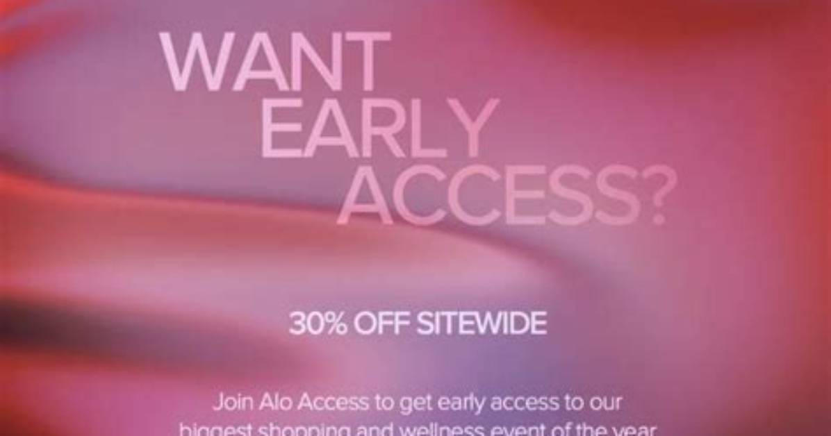Alo Anniversary Sale Opens to All Timeline Top 21 Deals And