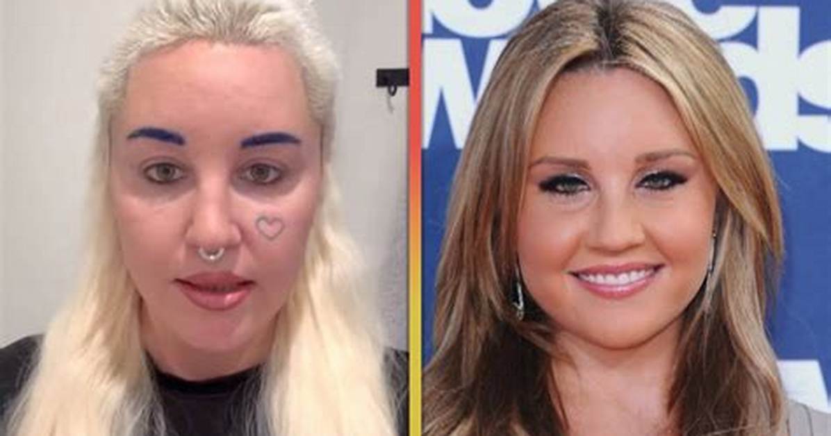 Amanda Bynes Makeover Reveal Platinum Blonde Hair Fresh Ink and Open