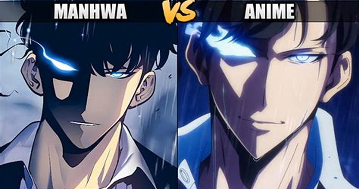 Anime vs Manhwa Visual Breakdown of Solo Leveling Episode 1 and Chapter 1