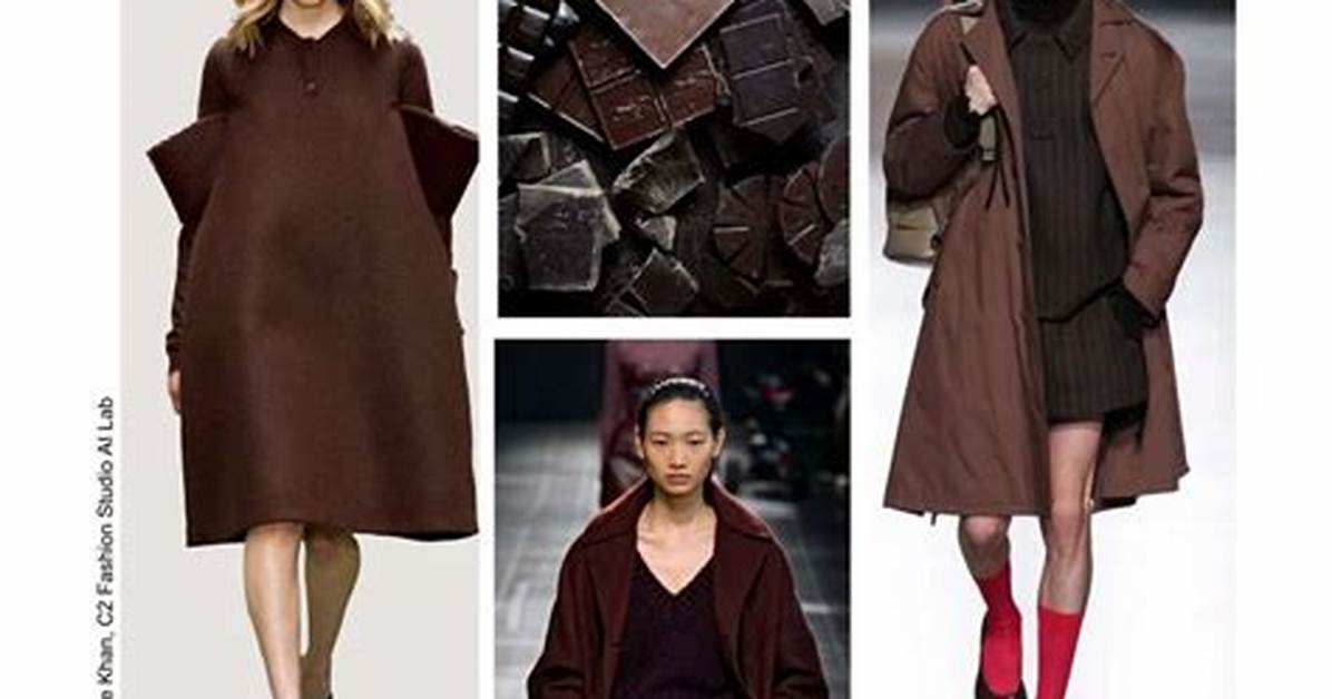 Autumn 2026 Trend Alert Black Chocolate Colouring Sweeps Fashion And