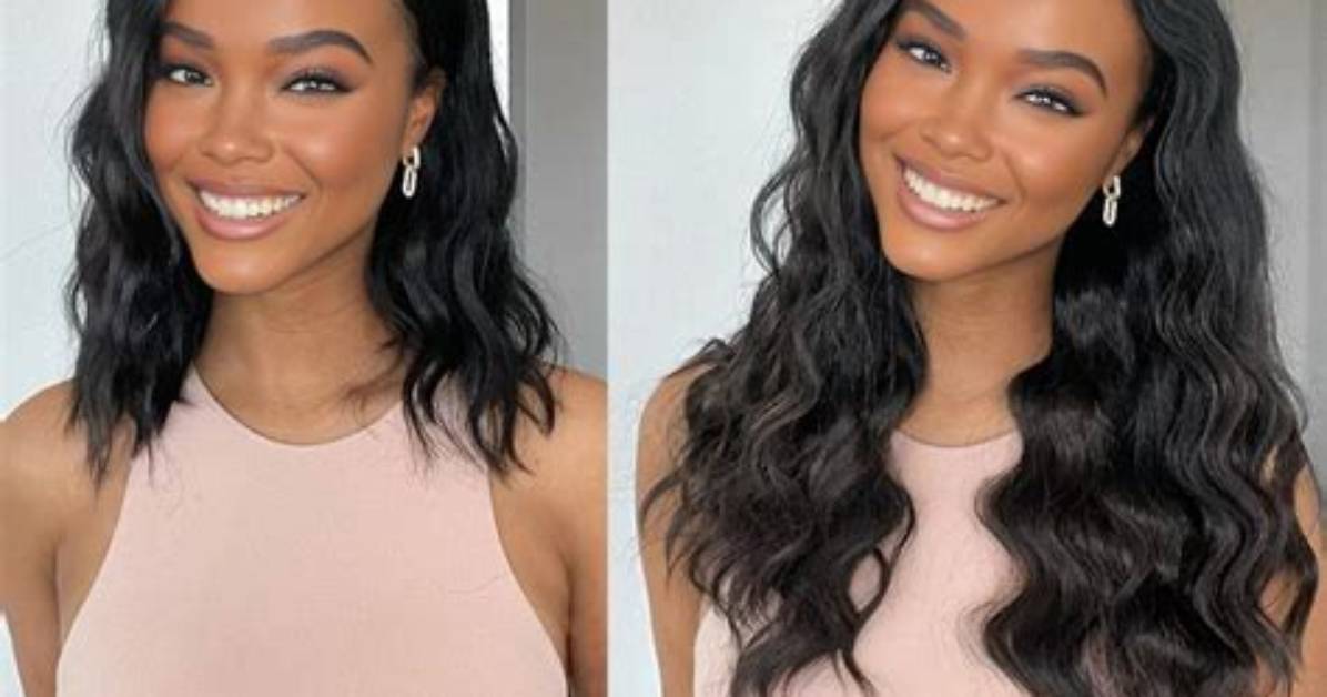 Before After the Most Seamless Kinky Straight Sew Ins Done In