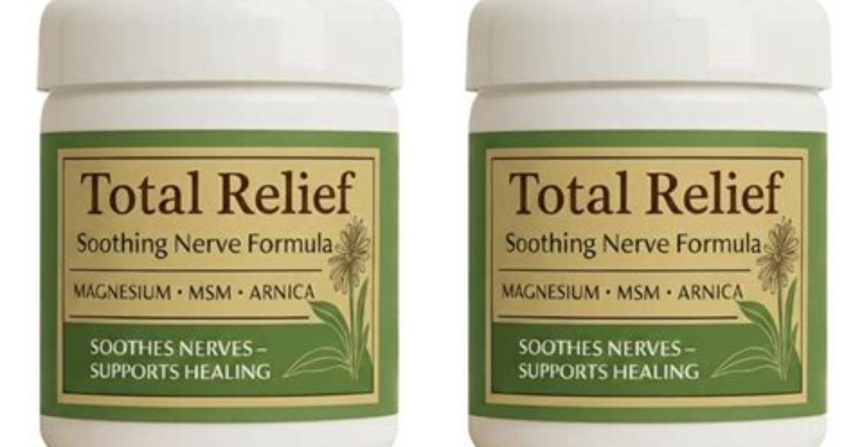 Before and After Total Relief Soothing Nerve Formula What Clinical Data