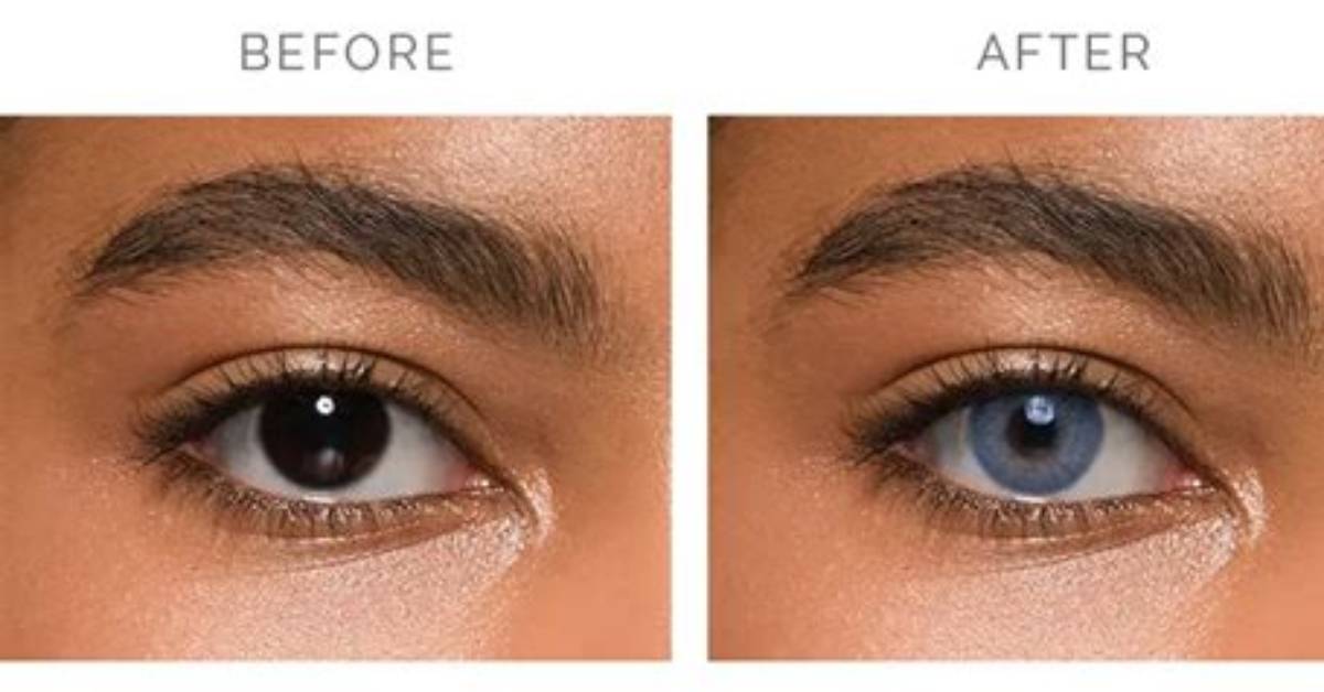 Before and After What Blue Contacts Actually Look Like on Light and Natural