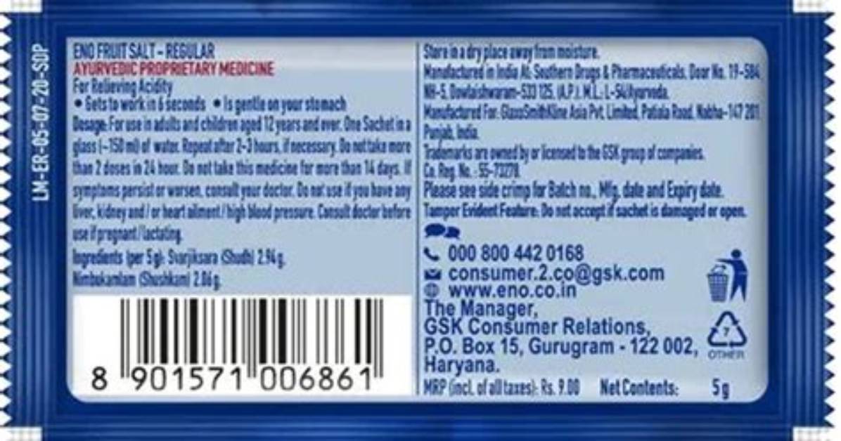 Behind the Foil Sachet Ingredients Label Claims and the Truth About