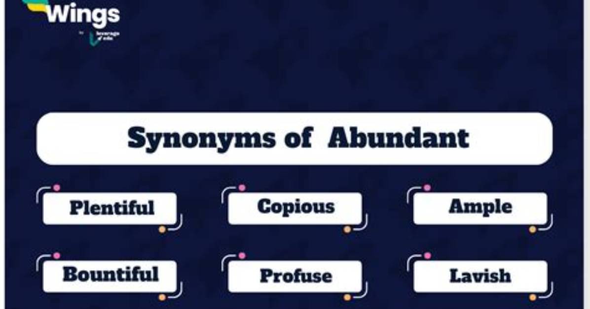 Beyond Abundant the Powerful Synonyms for Copious You Are Probably