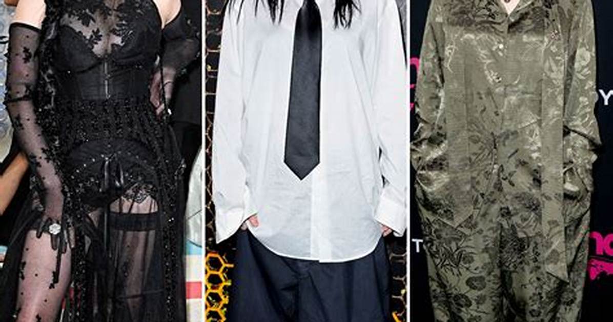 Billie Eilish S Style Timeline the Complete Evolution from Baggy Tees To