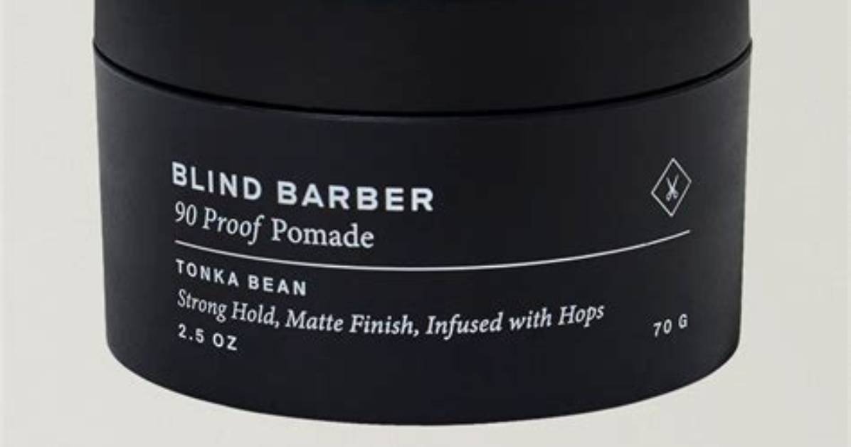 Blind Barber 90 Proof Pomade Before and After Real 12 Hour