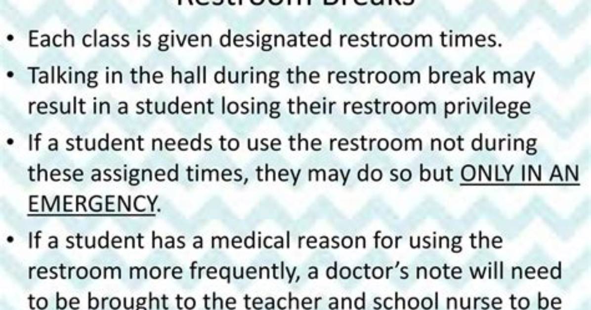Can a Teacher Legally Ban Restroom Breaks the Shocking Cases Costing Educators