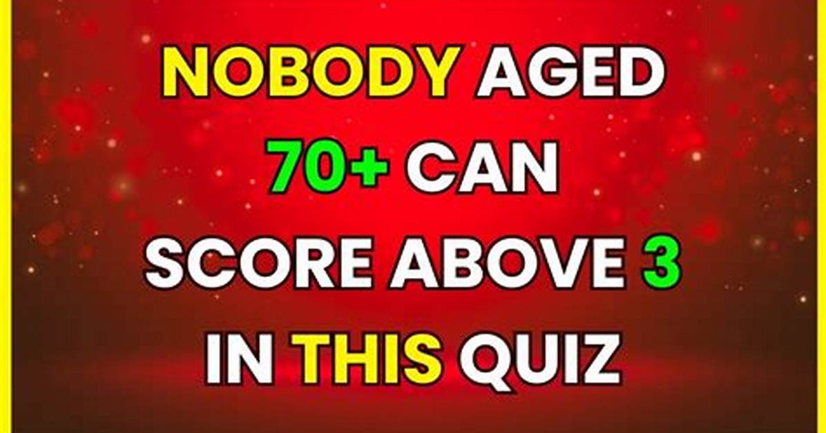 Can You Score Above 70 on This Us Math Quiz Why Most