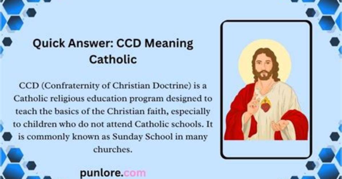 Catholic Ccd Explained What It Stands for Who Needs It and How to Enroll