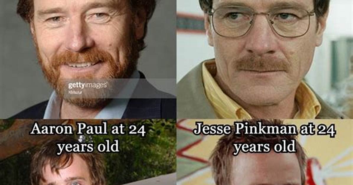 Character vs Actor Jesse Pinkman S Age vs Aaron Paul S Real Age