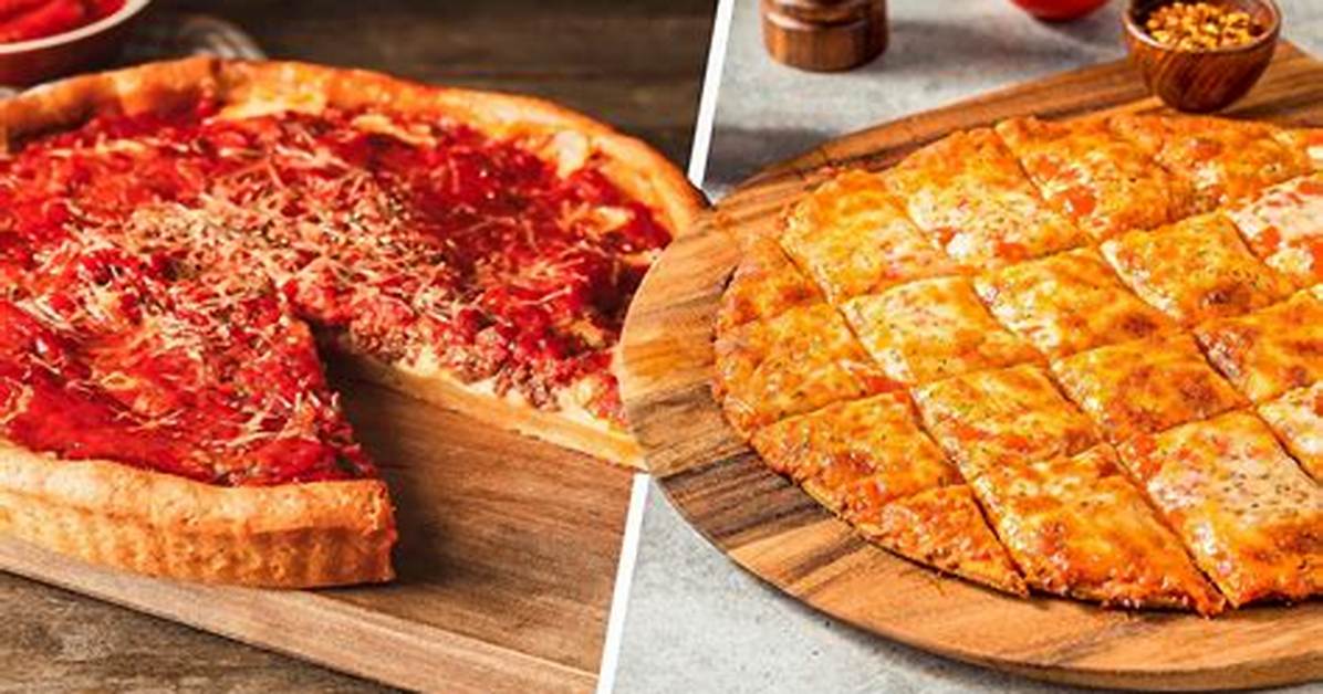 Chicago Tavern Style vs Classic Nyc Slice Visual Review of Emmett S On