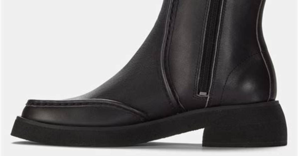Clarks Effery Zip Boots in Black Materials Hardware and On
