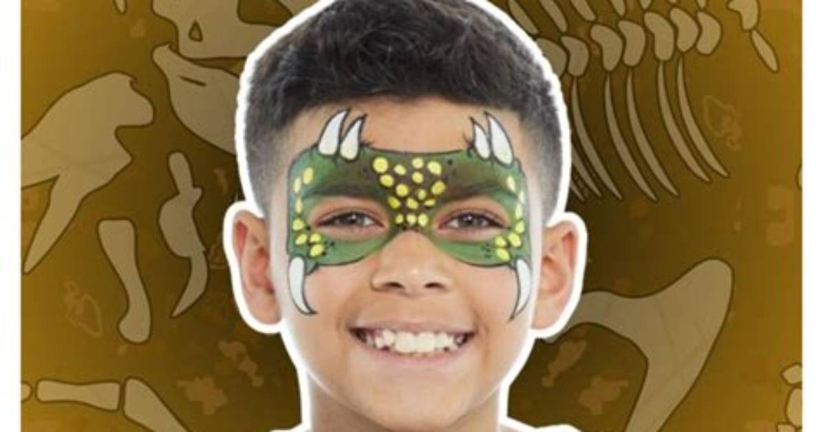 Complete Dinosaur Face Paint Guide Fast Designs Tool Kits and Pro