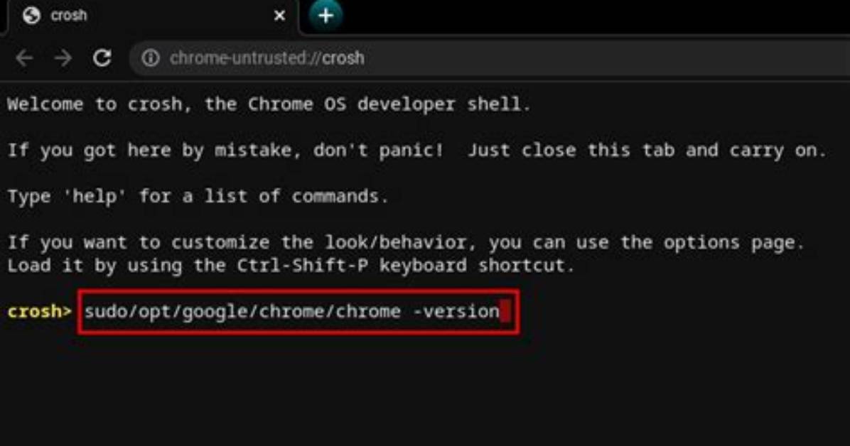 Complete Guide to Chromebook Command Prompt Crosh Linux and Key