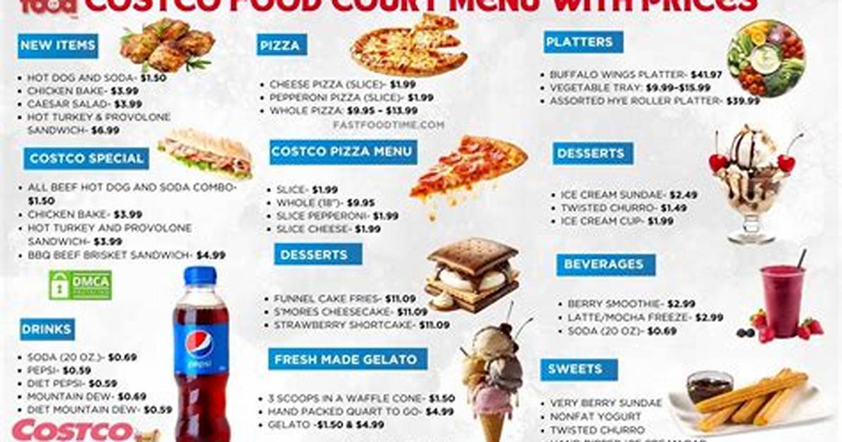 Costco Food Court Menu Evolution How Chicken Bake