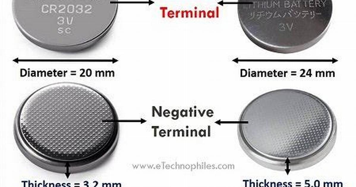 Cr2032 vs Cr2450 Which Battery Does