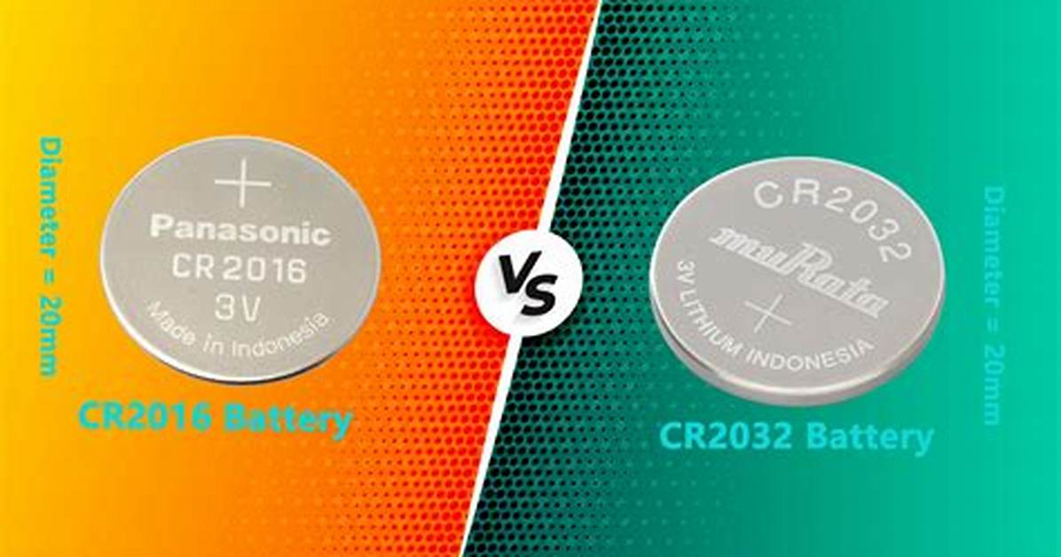 Cr2032 Vs