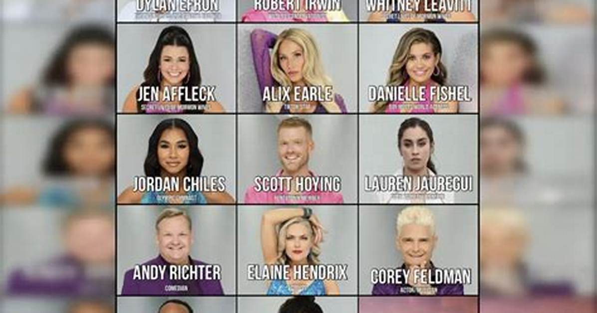 Dancing with the Stars Cast Guide Contestants Pros and How To