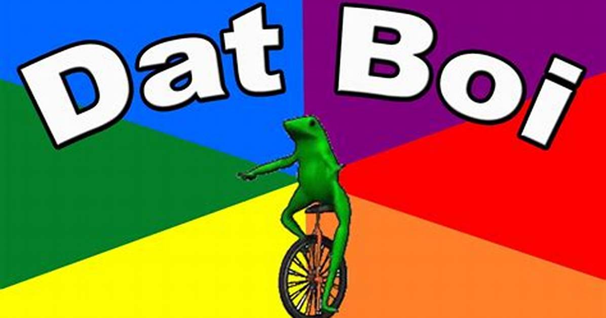 Dat Boi Explained Decoding the Absurd Genius of O Shit Waddup and Web