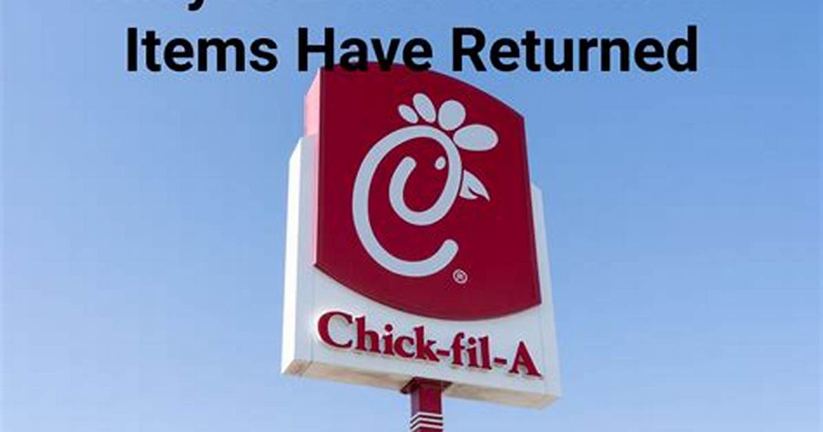 Discontinued or Returning The