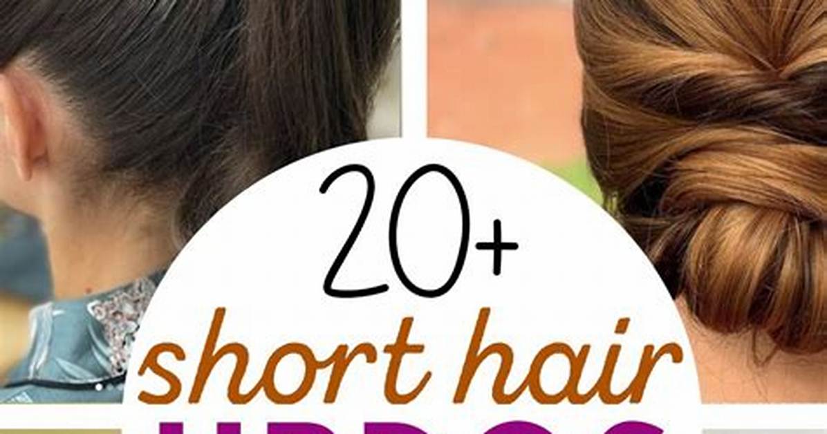 Do Easy Short Hair Updos Actually Work Salon Truths And