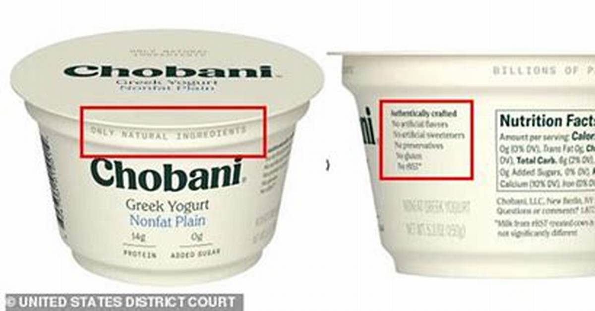 Does Chobani Yogurt Cause Cancer Inside the Toxic Chemical Lawsuit