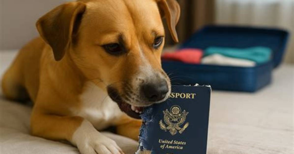 Dog Ate Your Passport Before a Trip Step by Step