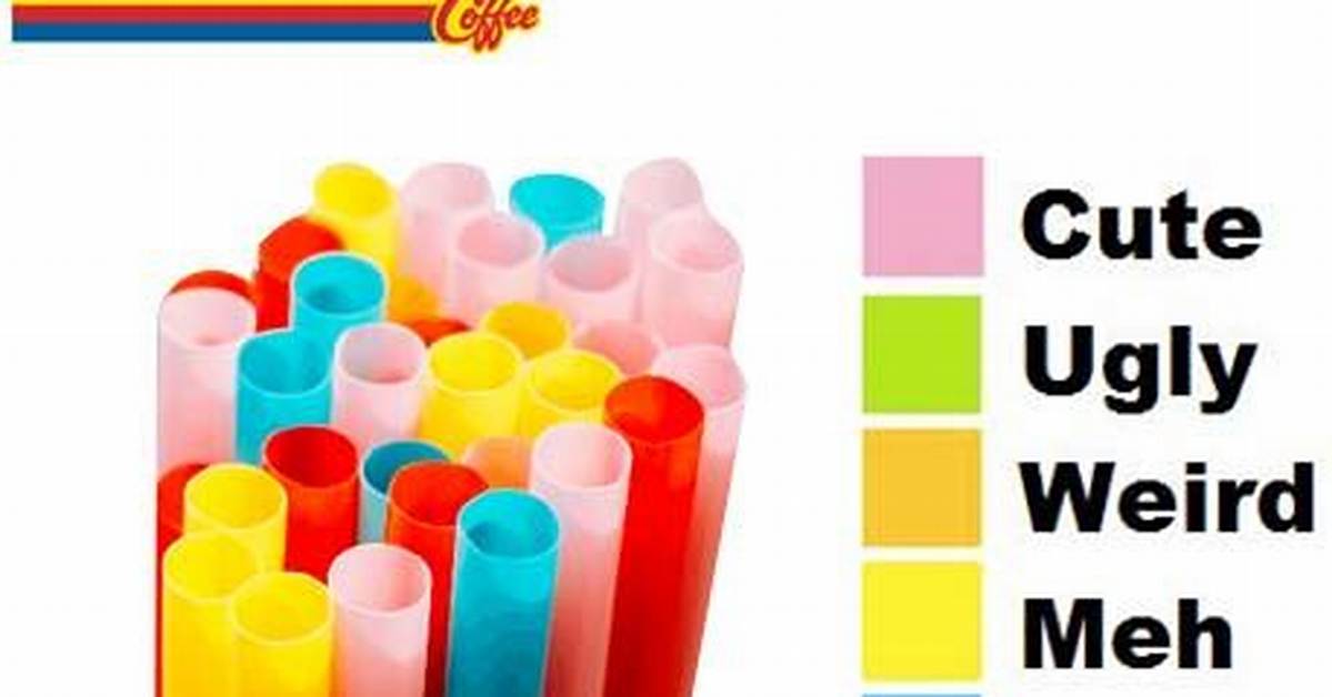Dutch Bros Straw Color Chart What Pink Yellow and Green
