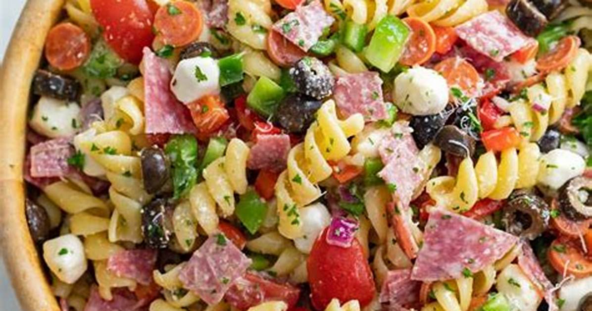 Easy Italian Pasta Salad Blueprint 15
