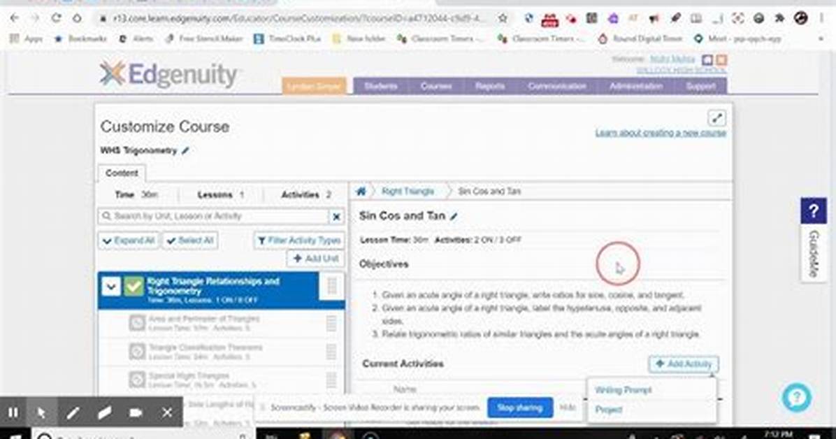 Edgenuity S Platform Upgrades How Automated