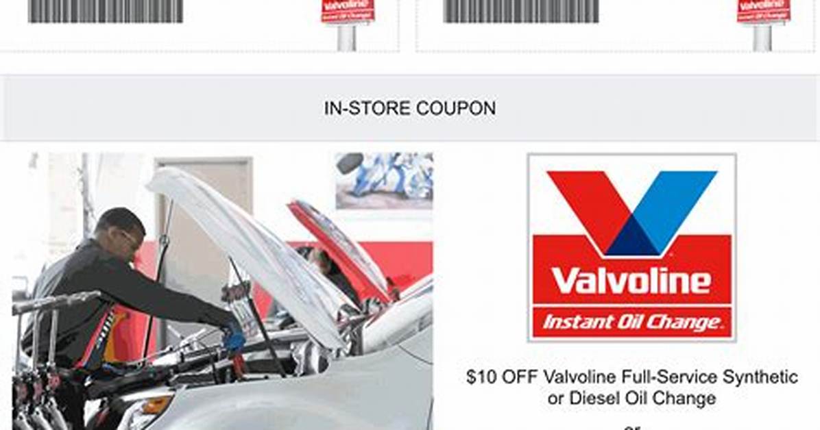 Fact Check Are Online 25 Valvoline Synthetic Oil Coupons Real Or