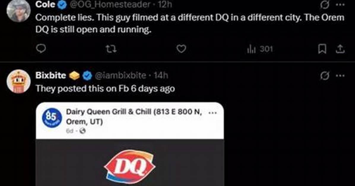 Fact Check Did the Dairy Queen Allegedly Visited by Tyler Robinson