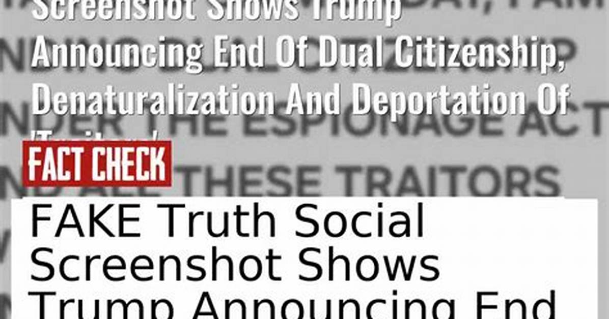 Fact Check the Truth Behind The