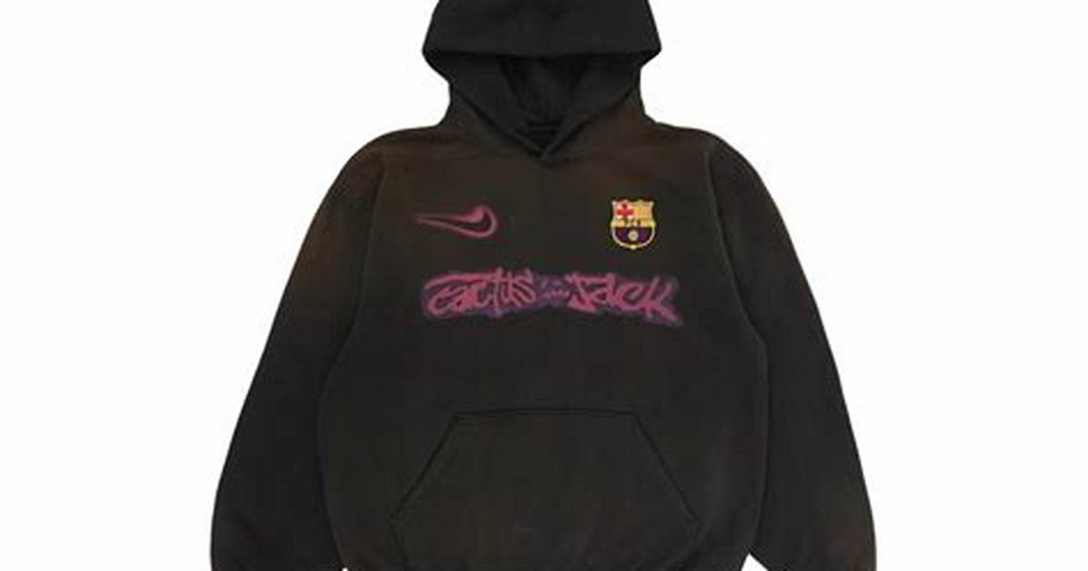 Fc Barcelona Travis Scott Hoodie Retail Price Sizing Guide And