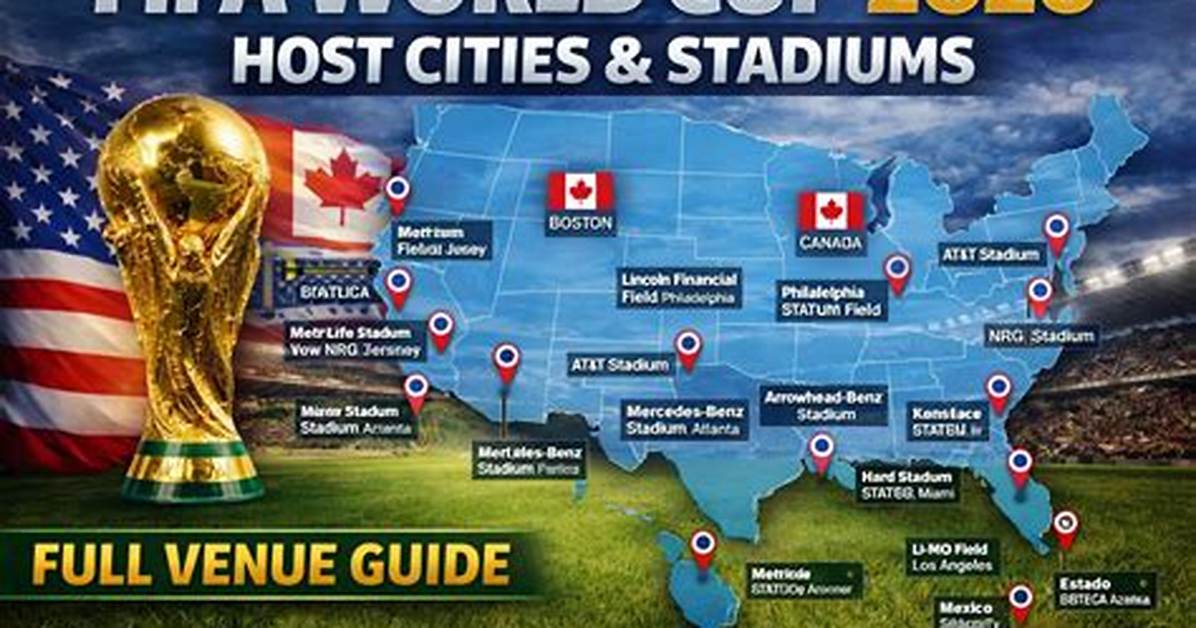 Fifa World Cup 2026 Locations Confirmed Full City Schedule and Opening