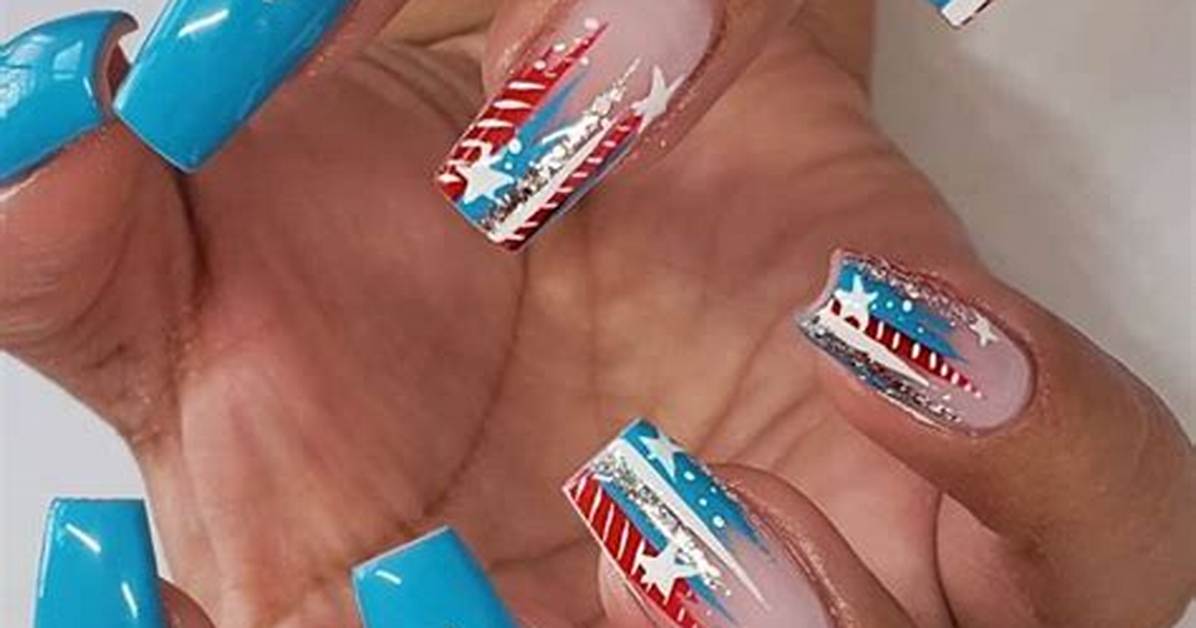 Fourth of July Nail Inspo 2024 the Hottest Color Palettes And