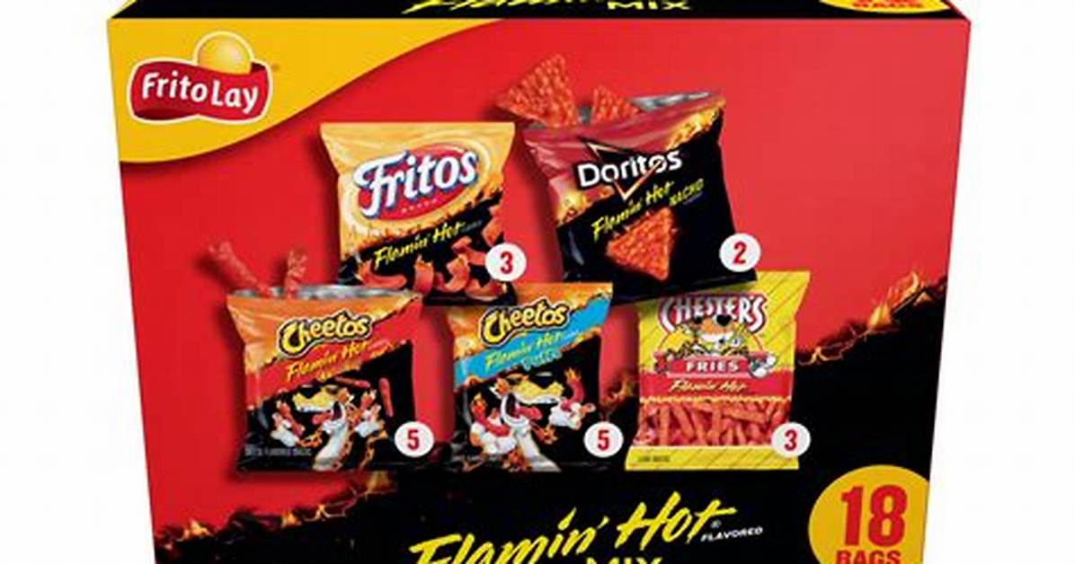 Frito Lay Expands Flamin Hot Lineup the Evolution of Black Bag
