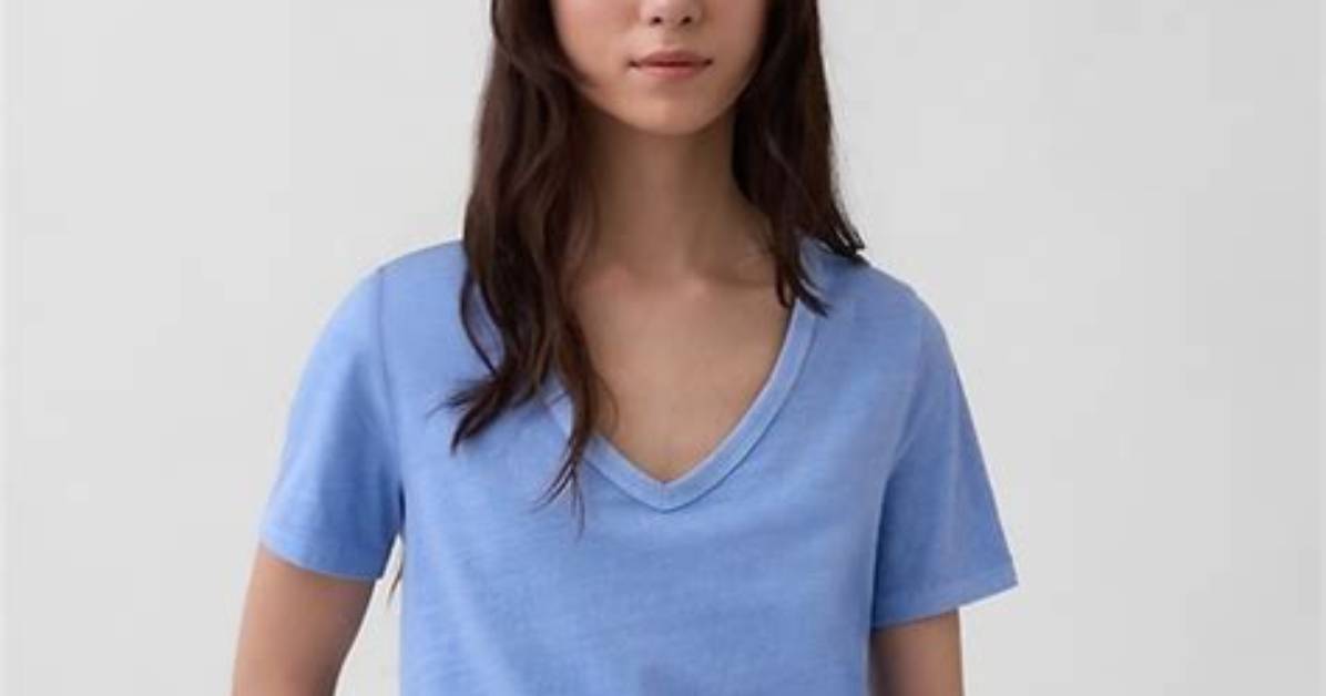 Gap Women S Vintagesoft v Neck T Shirt Complete Sizing Fit And