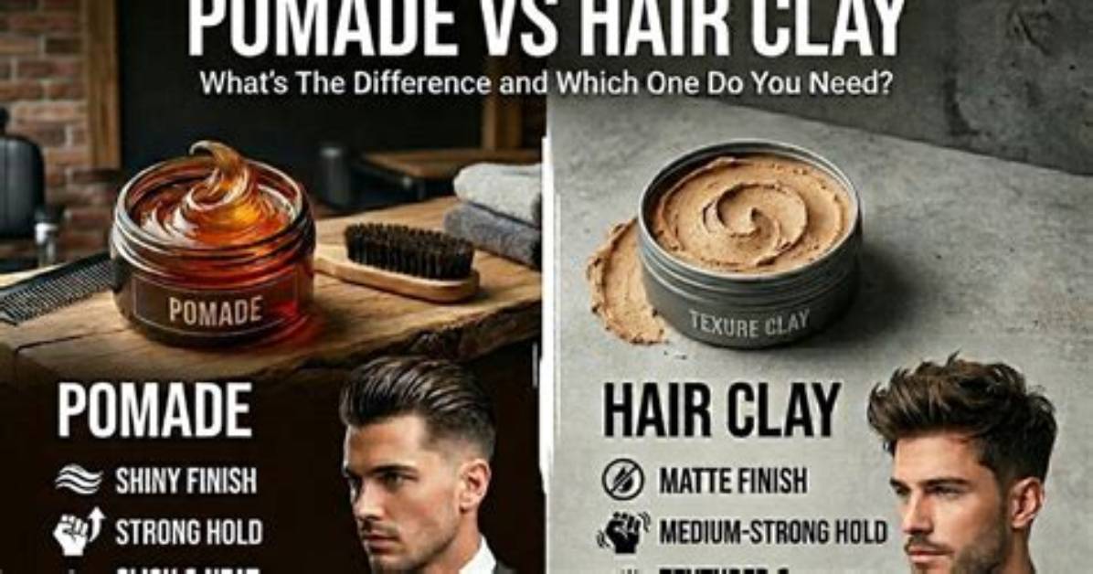 Hair Clay vs Pomade vs Paste the Truth Behind Modern