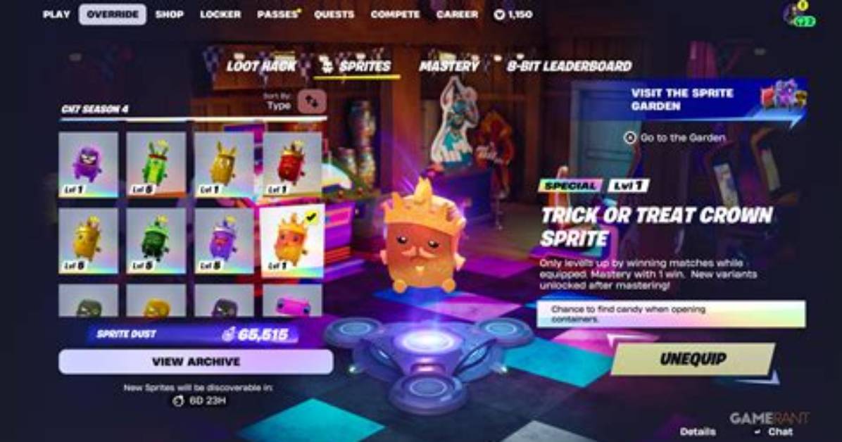 Hidden Trick or Treat Sprites in Fortnite Secret Spawns You Are