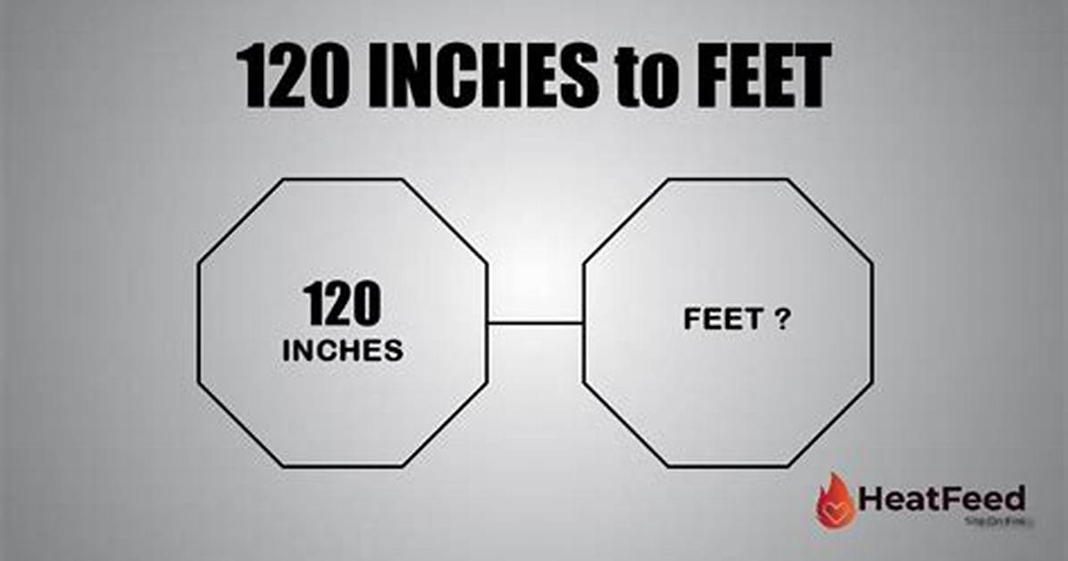 How Big Is 120 Inches in Feet the 10 Foot Measurement Mistake Most