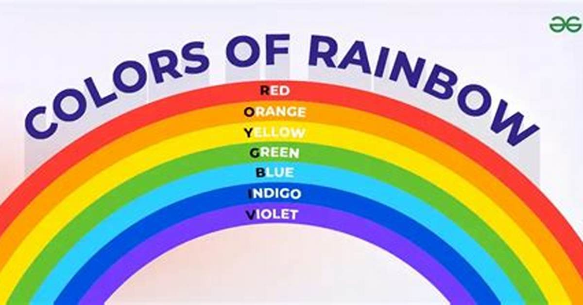 How Many Colors Are in a Rainbow Full Scientific And