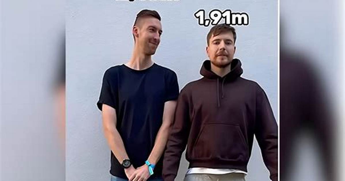 How Tall Is Mrbeast Really the Real Height Jimmy Donaldson Hides In