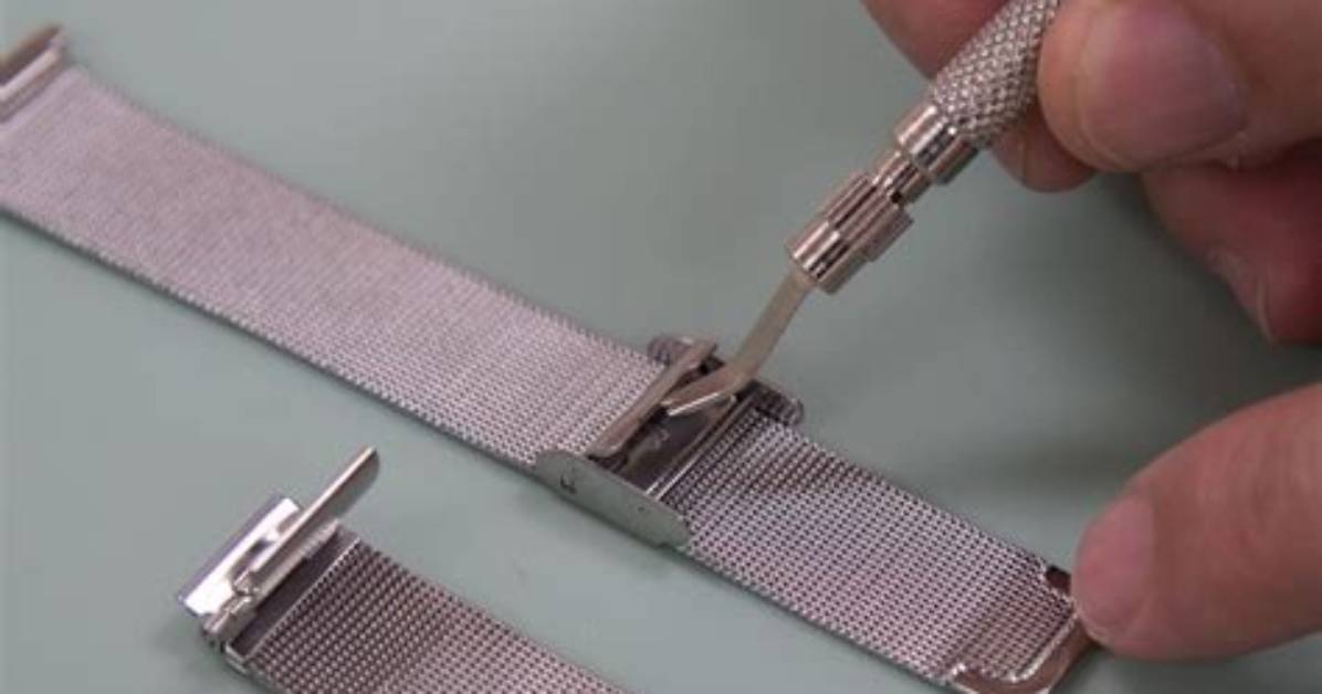 How to Adjust Any Citizen Watch Band Complete Link Mesh And
