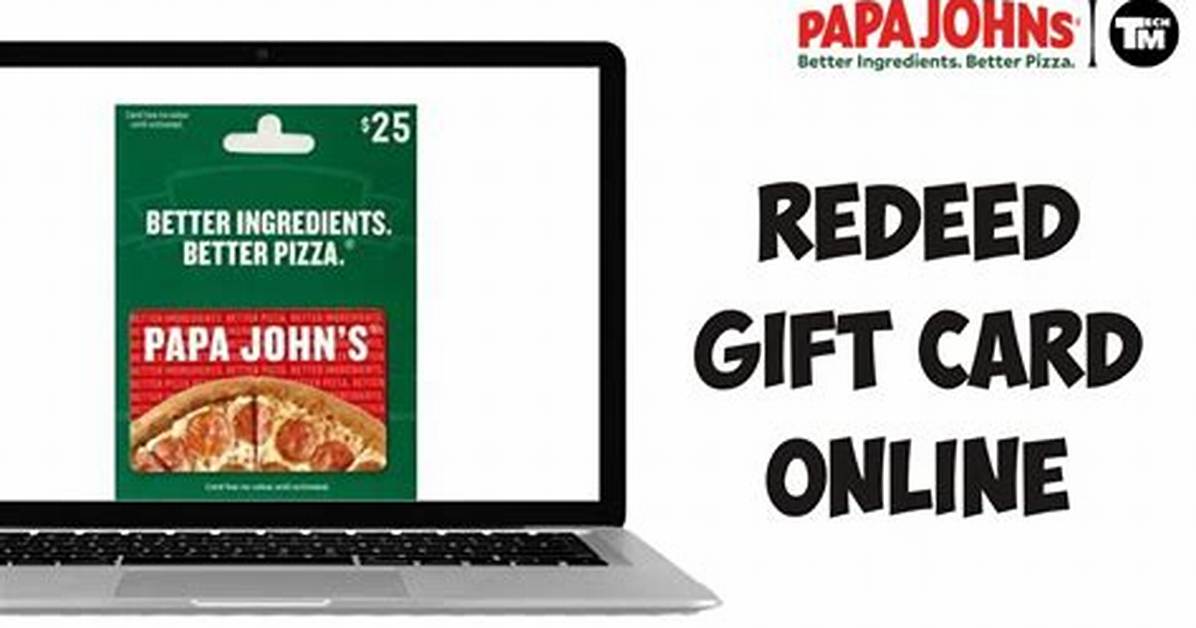 How to Check Papa John S Gift Card Balance Complete 2026 Guide Online in Store And