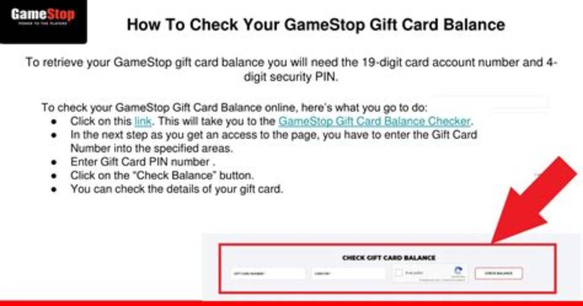How to Check Your Gamestop Gift Card Balance Online Step By